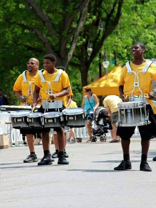 VALLEY JUNCTION festival drummers